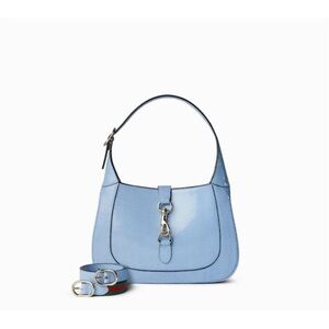 Gucci, Jackie, 1961 hobo bag medium size light blue grain calf skin NWT